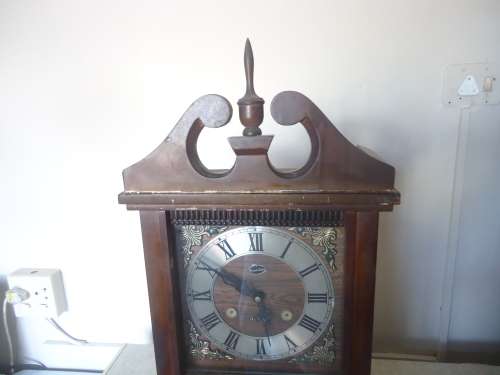 GRANDFATHER CHIME THREE DAY WALL CLOCK