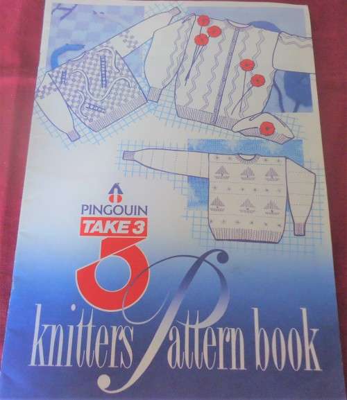 PINGOUIN - TAKE 3 KNITTERS PATTERN BOOK - 24 PAGES