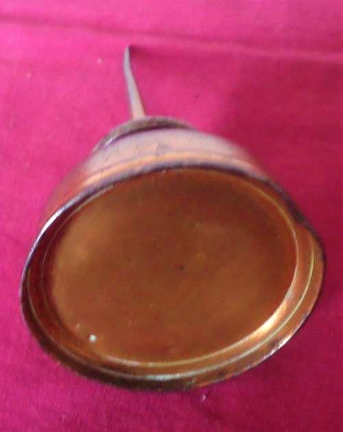 PERFECT - LARGE COPPER COLOUR SINGER OIL CAN
