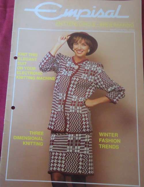 EMPISAL KNITTERS CIRCLE (MACHINE KNITTING) MARCH/APRIL 1992 16 A4 PAGES