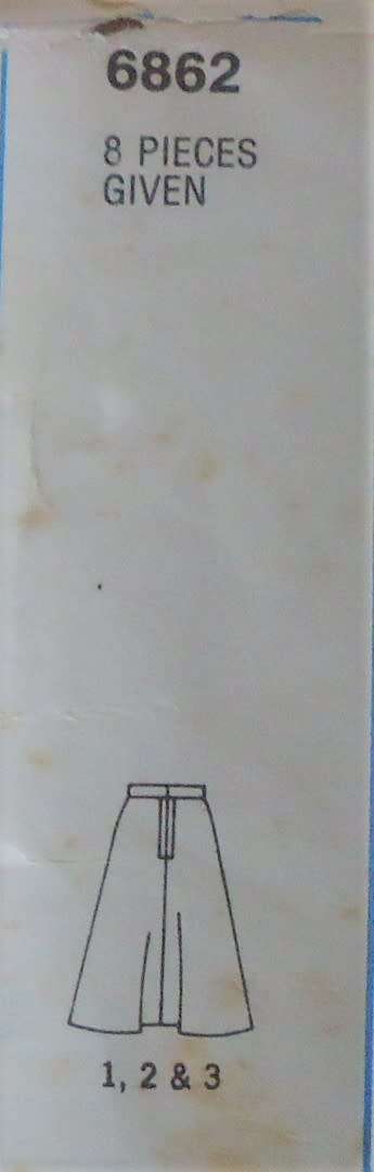 VINTAGE SIMPLICITY 6862  ONE METRE SKIRT SIZE 10 & 12 SEE LISTING