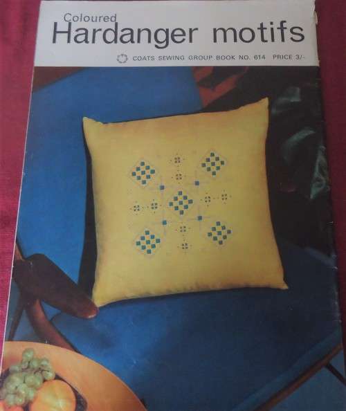 COLOURED HARDANGER MOTIFS - COATS BOOK 614 - 44 A4 PAGES