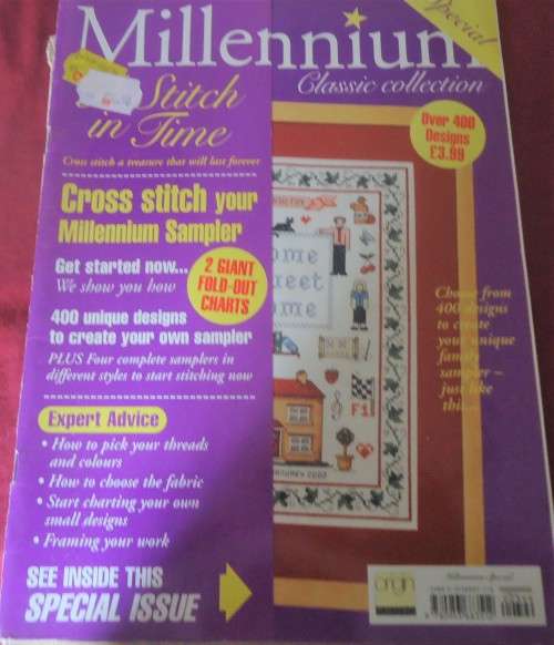 MILLENNIUM CLASSIC COLLECTION - CROSS STITCH OVER 400 DESIGNS - 36 PAGES