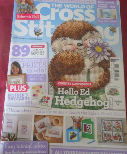 THE WORLD OF CROSS STITCHING UK - NO 213 - 100 A4 PAGES WITH PATTERNS