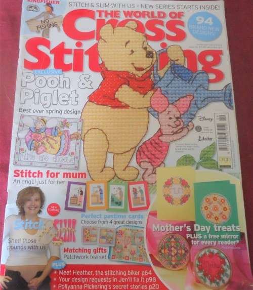THE WORLD OF CROSS STITCHING UK - NO 135 - 100 A4 PAGES WITH PATTERNS