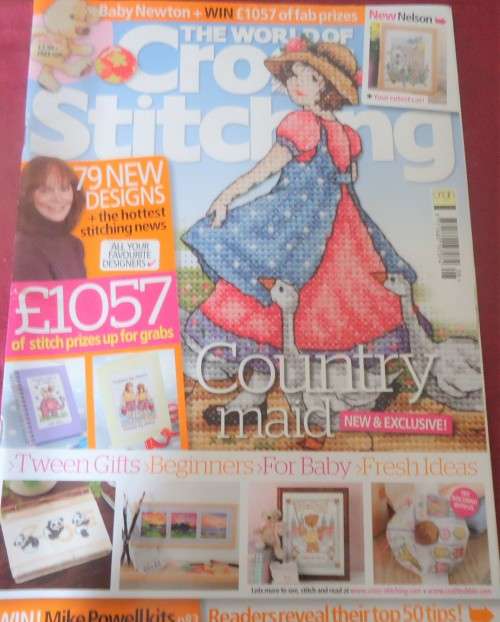 THE WORLD OF CROSS STITCHING UK - NO 166 - 100 A4 PAGES WITH PATTERNS