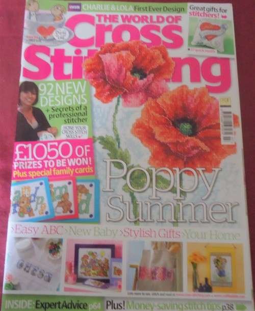 THE WORLD OF CROSS STITCHING UK - NO 165- 100 A4 PAGES WITH PATTERNS