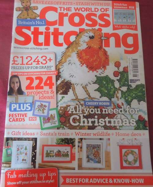 THE WORLD OF CROSS STITCHING UK - NO 208 - 100 A4 PAGES WITH PATTERNS