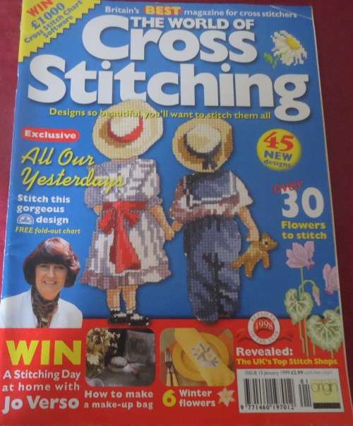 THE WORLD OF CROSS STITCHING UK - NO 15 - 84 A4 PAGES WITH PATTERNS