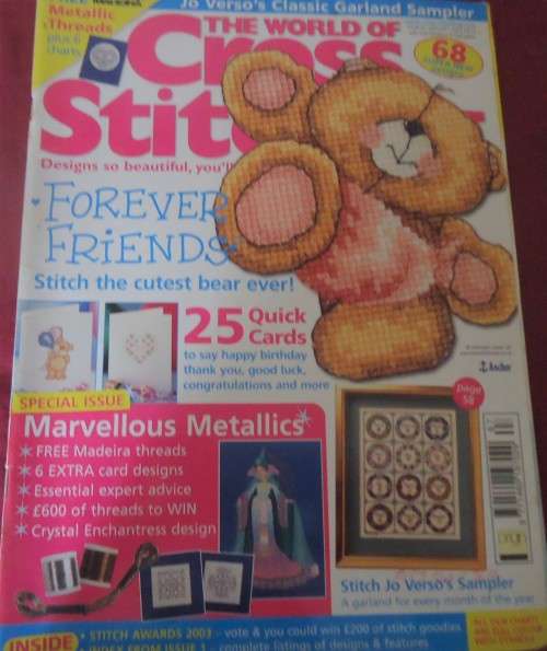 THE WORLD OF CROSS STITCHING UK - NO 67 - 100 A4 PAGES WITH PATTERNS