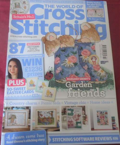 THE WORLD OF CROSS STITCHING UK - NO 214 - 100 A4 PAGES WITH PATTERNS