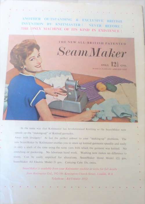 MODERN KNITTING - NOVEMBER/DECEMBER 1968 - MONTHLY MAGAZINE FOR MACHINE KNITTERS - 36 PAGES