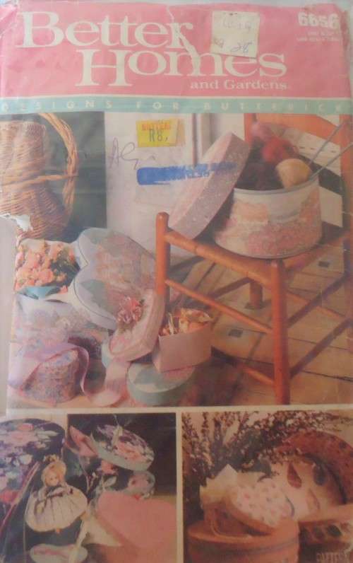 BUTTERICK BETTER HOMES 6656 -BOXES ONE SIZE  COMPLETE-UNCUT-F/FOLDED