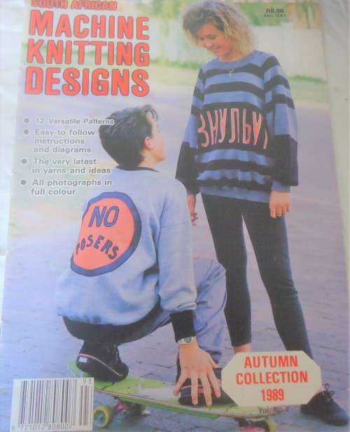 SOUTH AFRICAN MACHINE KNITTING DESIGNS - AUTUMN COLLECTION 1989 -16 PAGES