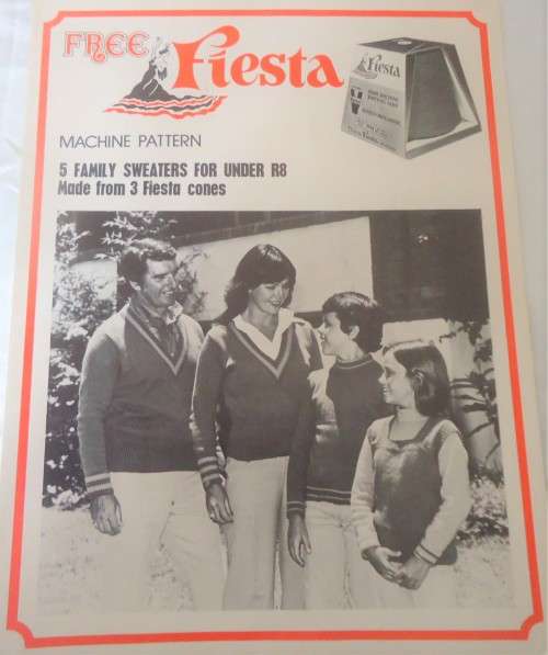 FIESTA MACHINE KNIT 5 RAMILY SWEATERS