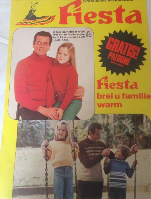 FIESTA MACHINE KNITBASIC PATTERNS FOR ADULT & CHILD SWEATERS IN ONE COLOUR