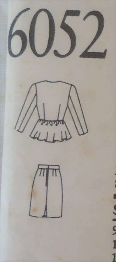 NEW LOOK PATTERNS 6052 TOP/JACKET & SKIRT SIX SIZES IN ONE 8 - 18 COMPLETE