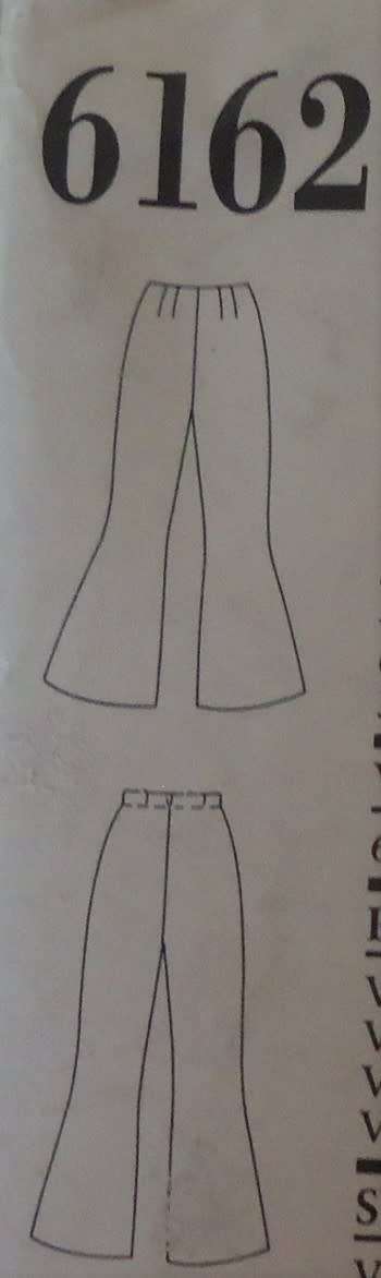 NEW LOOK PATTERNS 6162 BELLBOTTOM PANTS SIZES 6-16 COMPLETE
