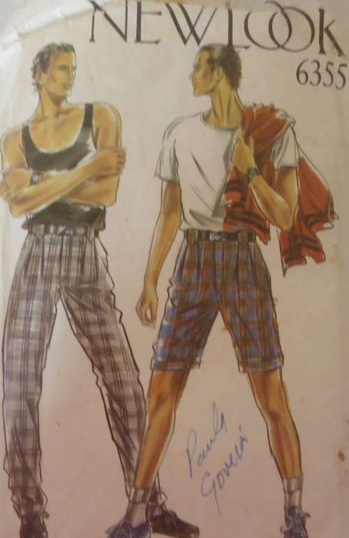 NEW LOOK PATTERNS 6355 MEN'S PANRS  SIZES 30-39"  SEE LISTING