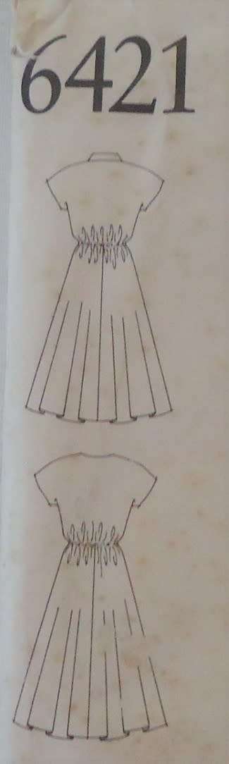 NEW LOOK PATTERNS 6421  ELASTICATED WAIST DRESS  SIZES 8-18 COMPLETE-ZIPLOC BAG