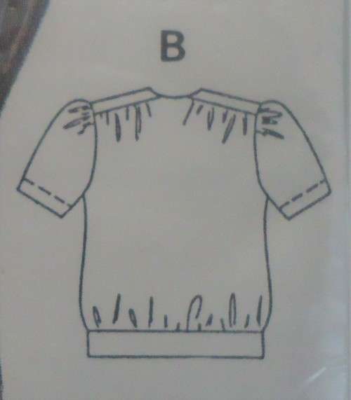 BURDA 4993 SET OF BLOUSES WITH YOKE  SIZE  12-24 COMPLETE-UNCUT-F/FOLDED