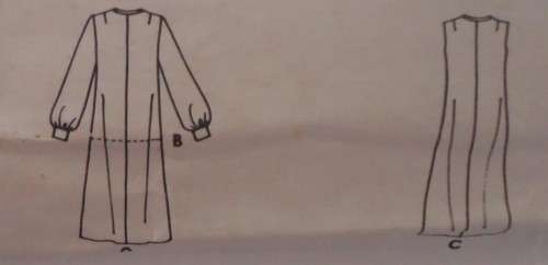 McCALLS 5976 DRESS OR TOP SIZE SMALL = 8 -10 COMPLETE