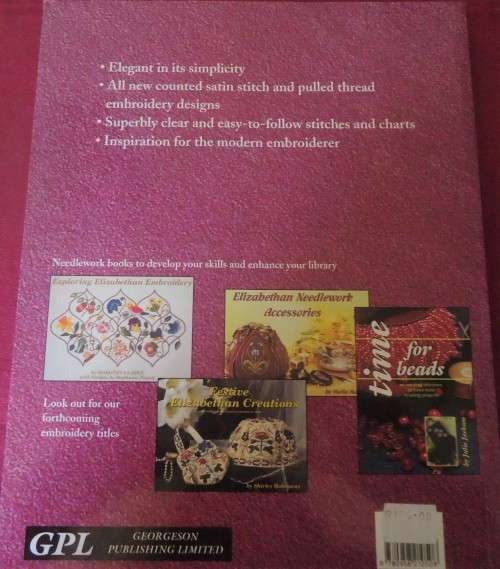 FROM MY HANDS-EXQUISITE COUNTED SATIN STITCH & PULLED THREAD -OLWYN HORWOOD-72 PAGE SOFT COVER