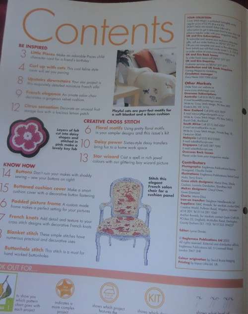 CROSS STITCH MAGIC ISSUE 3 - 20 PAGES- CO FILE COVER SUPPLIED