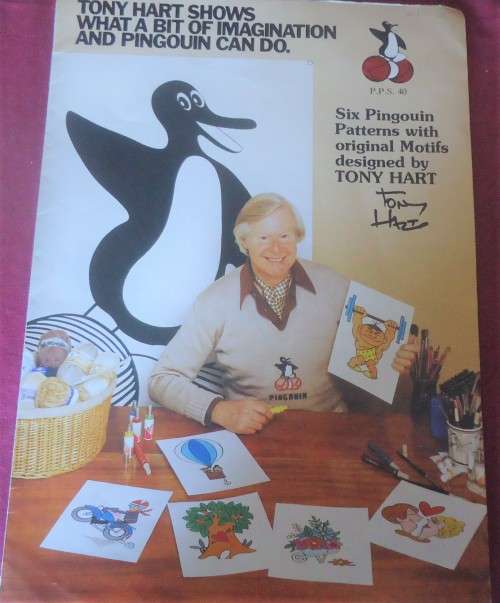PINGOUIN - SIX PATTERNS WITH ORIGINAL MOTIFS DESIGNED BY TONY HART