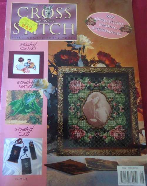 JILL OXTON'S CROSS STITCH UK ISSUE 43- 44 A4 PAGES WITH PATTERNS
