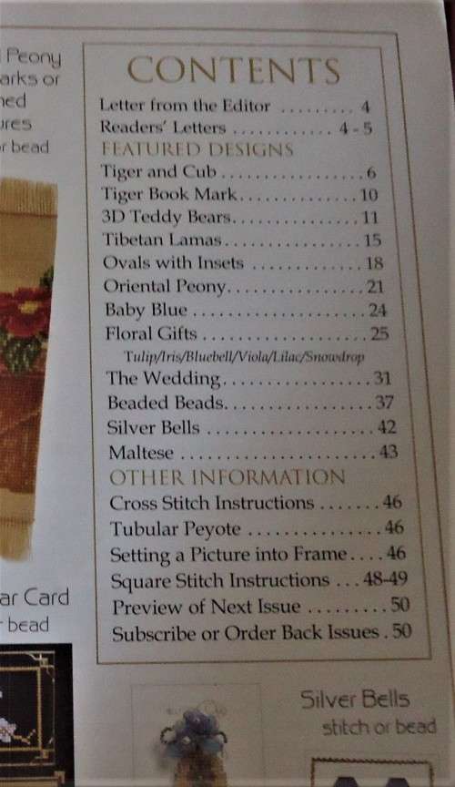 JILL OXTON'S CROSS STITCH & BEAD WEAVING- ISSUE 85 - 52 A4 PAGES WITH PATTERNS