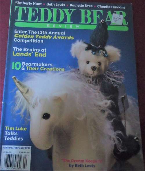 TEDDY BEAR REVIEW - USA - JANUARY/FEBRUARY 1999 -116 PAGES