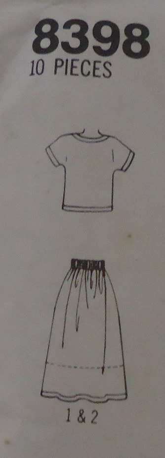 SIMPLICITY 8398 SKIRT & TOP SIZE PT-XL (6-24) COMPLETE-UNCUT-F/FOLDED