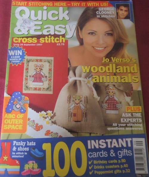 QUICK & EASY CROSS STITCH - ISSUE 25 - 76 A4 PAGES WITH PATTERNS
