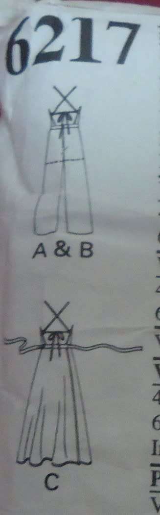 NEW LOOK PATTERNS 6217 STRING STRAP DRESS-JUMPSUIT SIZE 6-16 COMPLETE-UNCUT-F/FOLDED