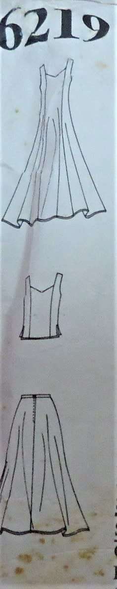 NEW LOOK PATTERNS 6219 FITTED PANELLED DRESS-TOP & SKIRT SIZE 8 - 18 COMPLETE