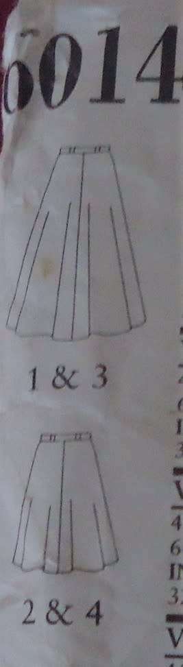 NEW LOOK PATTERNS 6014 SET OF SKIRTS SIZE8-18 - SEE LISTING