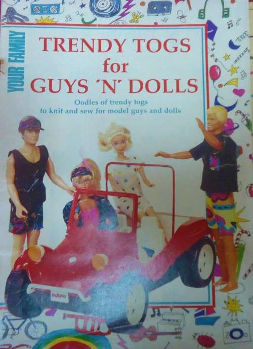 TRENDY TOGS FOR GUYS 'N' DOLLS  KEN & BARBIE -YOUR FAMILY - NOVEMBER 1992