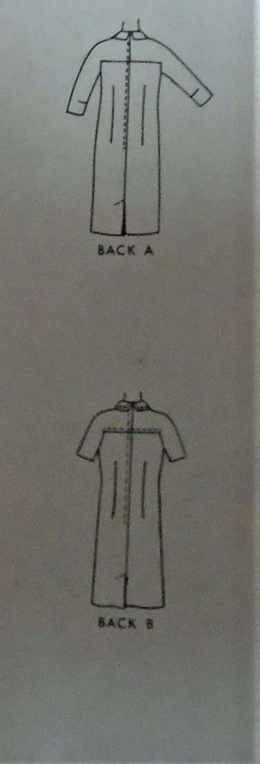 VINTAGE McCALLS 7542 YOKED DRESS SIZE 16 BUST 36" COMPLETE