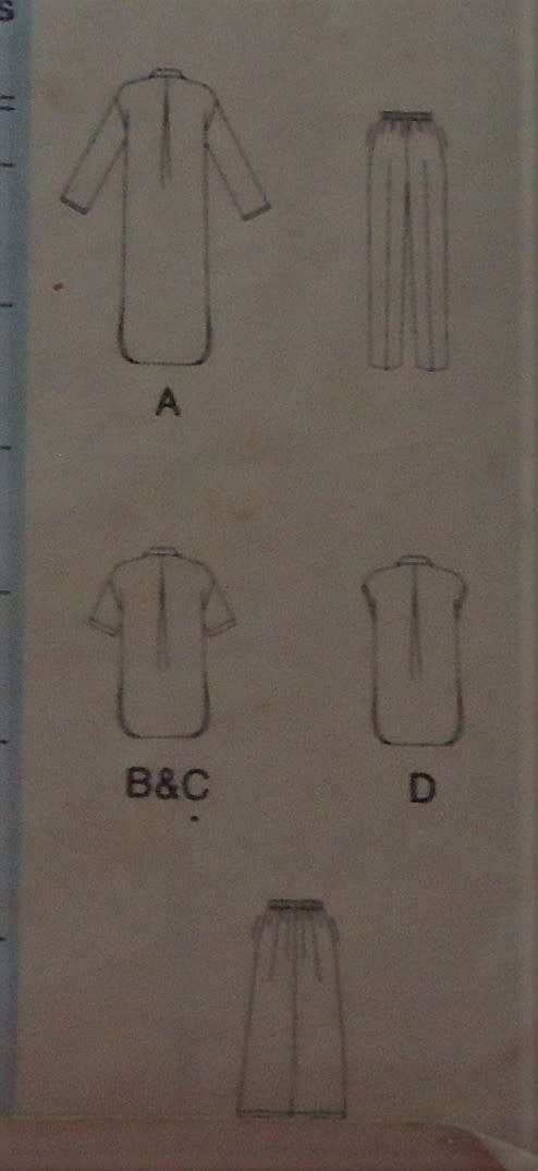 BUTTRICK PATTERNS 4836 DRESS-TOP-SKIRT-PANTS SIZE 8-10-12 COMPLETE