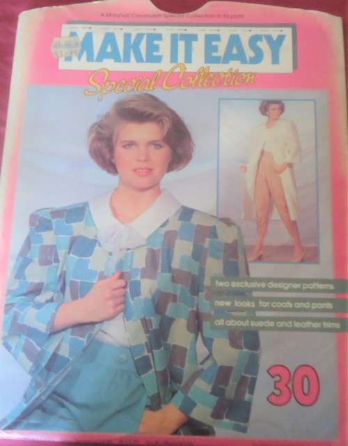 MAKE IT EASY #30 SINGLE BUTTONING COAT-PANTS-SKIRT -UNCUT