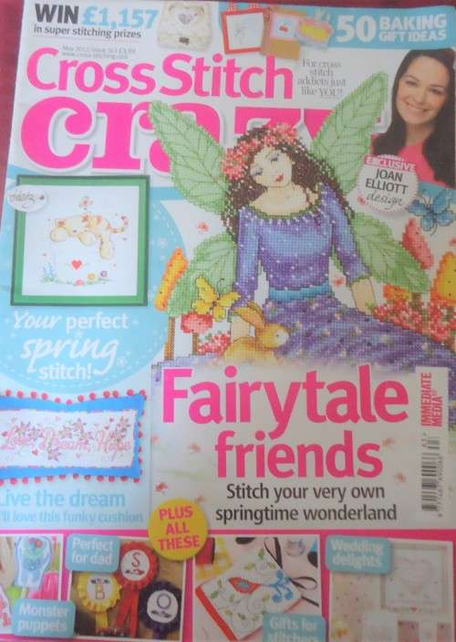 CROSS STITCH CRAZY - NO 163 MAY 2012- 84 A4 PAGES WITH PATTERNS
