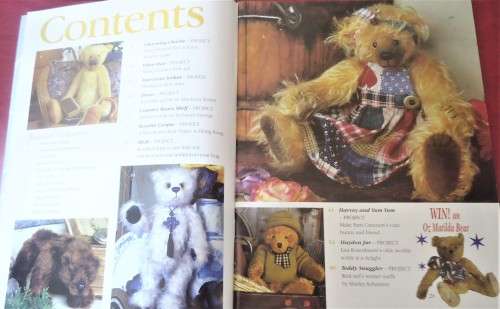 "BEAR CREATIONS" VOL 9 NO 1 AUSTRALIAN 2003 - 84 PAGE MAGAZINE INC PATTERNS