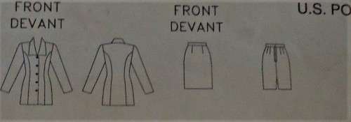 BUTTERICK 5915 JACKET ONLY SIZE B=14-16-18 SEE LISTING