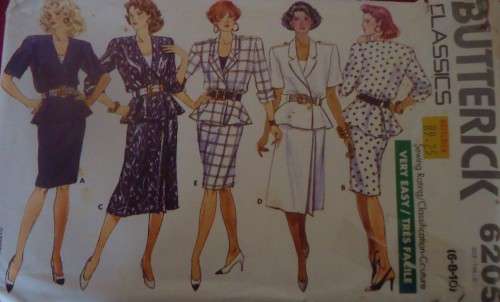 BUTTERICK6205 TOP-SKIRT-TANK TOP SIZE 6-8-10 COMPLETE-UNCUT-F/FOLDED