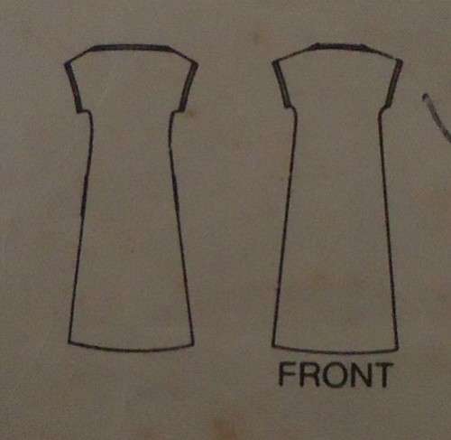 BUTTERICK 5402 SEMI FITTED TUBULAR DRESS SIZE 8-18 COMPLETE-CUT SIZE 16-18