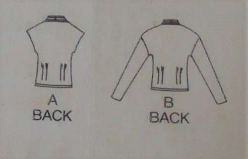 BUTTERICK 6861  LOOSE FITTING BLOUSE WITH V NECKLINE SIZE 12 COMPLETE