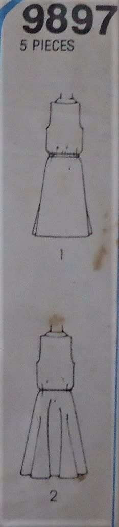 SIMPLICITY 9897 PULLOVER DRESS SIZE 10 COMPLETE-UNCUT-F/FOLDED