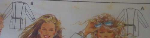 BURDA 6035 LADIES PANTS & JACKET SIZE 10 - 20 + 40  - COMPLETE-UNCUT-F/FOLDED