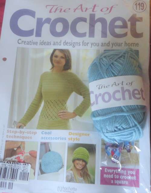 THE ART OF CROCHET NO  119 WITH FREE BALL OF WOOL - SEALED